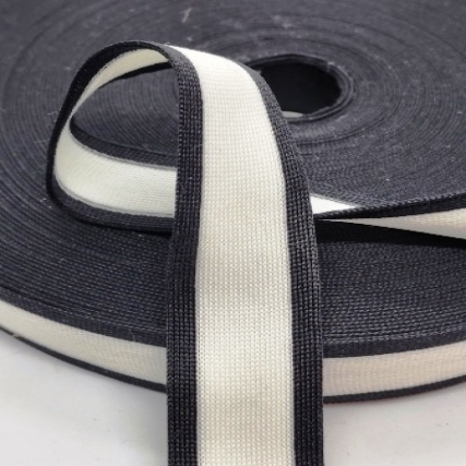 Elastico doble frontura 25 mm x 10 mt