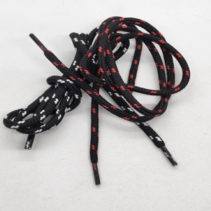 Trenza red. 90cm x 12 pares  negro c/pin