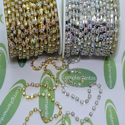Stras ss18 cristal discontinuo  x 10 yd