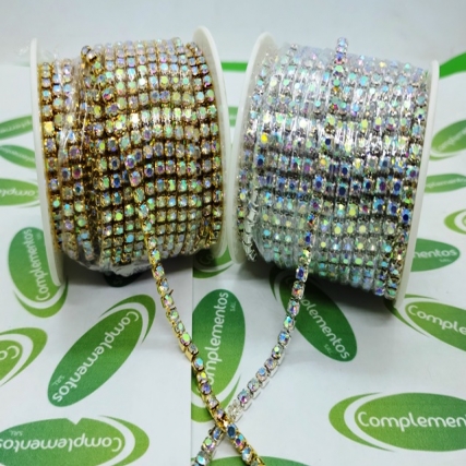 Stras ss16 cristal boreal contin x 10 yd