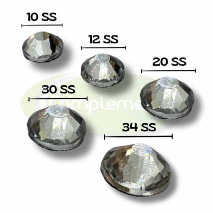 Hot fix ss10 cristal c/peg x 1440 un