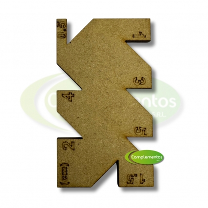 Calibre de costura 7*4 x 10 unid