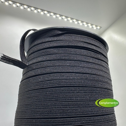 Elastico liga 5 mm negro x 350 mts