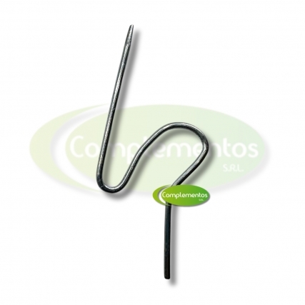 Gancho alfiler zincado x 200 unid