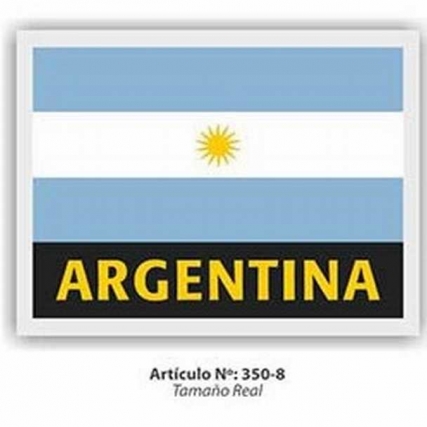 Aplicacion band. arg. 5 cm x 12 uni