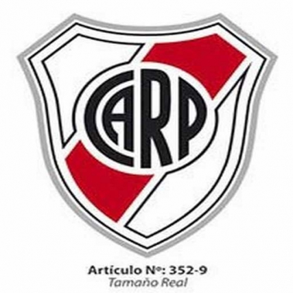 Escudo river chico x 6 unid