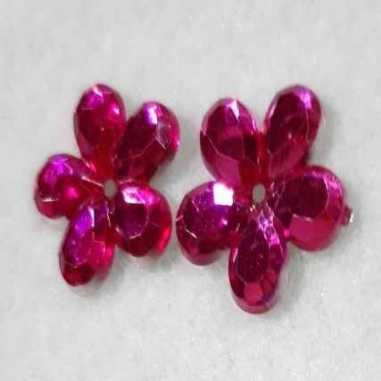 Gema flor( 2 cm) x 100 unid