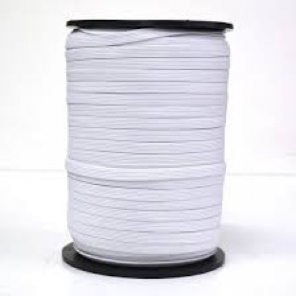 Elastico embutir 5 mm blanco x 200 mt