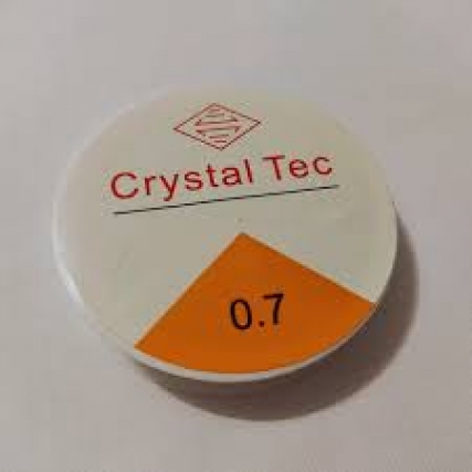 Tanza elastica 0.5mm x 15 mts x 10 rollo